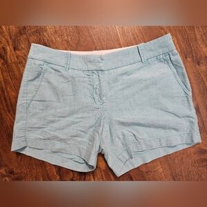 J Crew city fit teal shorts 4